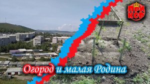 Наш огород и поездка на поезде на малую Родину. Конец мая - начало июня 2023 г.
