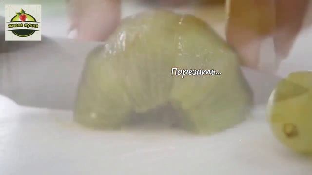 Молочное желе с фруктами и печеньем!