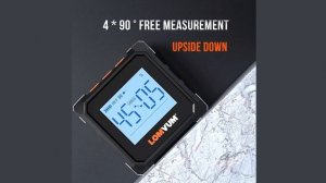 Цифровой транспортир LOMVUM, лазерный Инклинометр с USB, уровень 360 °, угломер, высокоточный