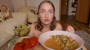 Мукбанг - ИСТОРИЯ / Шумные соседи / Рагу из овощей с курицей