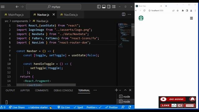 5. Simple Landing Page with React Hooks for beginners смотреть онлайн