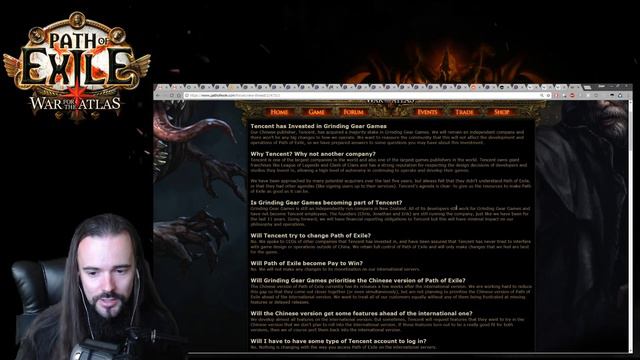 Tencent (League of Legends, Clash of Clans) buys 80% of Path of Exile & Grinding Gear Games
