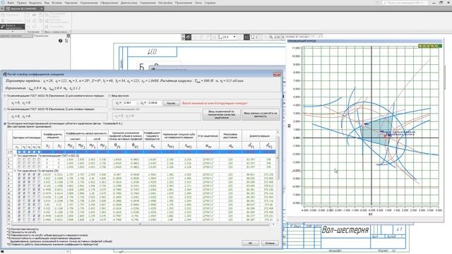 Валы и механические передачи 2D. Построение вала-шестерни смотреть онлайн