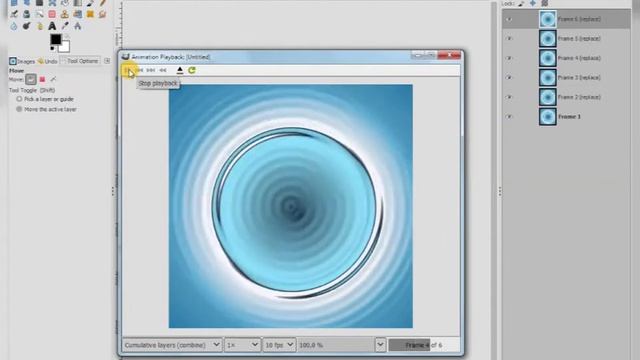 How To Gimp Filters Animation Waves (GIMP 2.10.22)