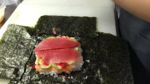 Как приготовить суши (бургер)