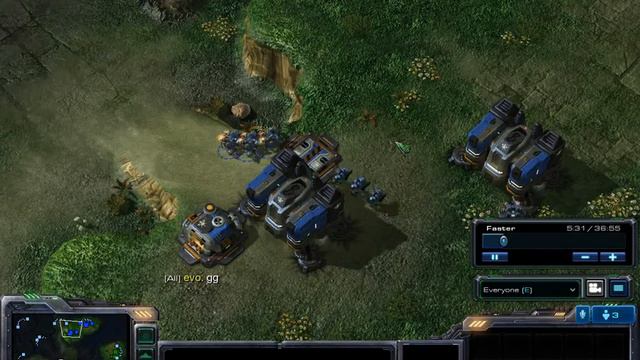 StarCraft 2 Beta: 2on2 (TP - PP) on Lost Temple - Part 1/3 смотреть онлайн