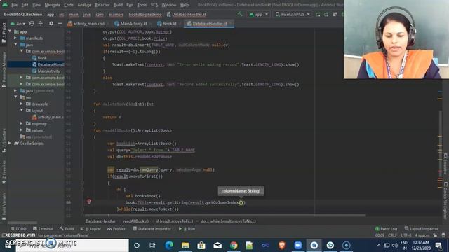 SQLite Database in Android Part-4 | Retrieve all books | Android Projects #android #androidprojects