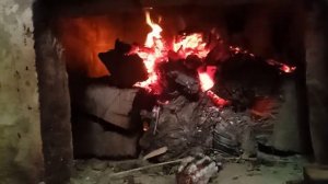 Верхнее горение дров