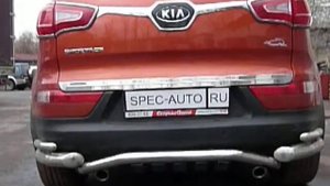 раздвоение выхлопа на Kia Sportage