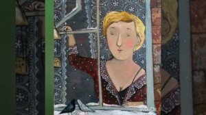 Нет у прошлого дверей...( Стихи Ирины  Лисовской .Фрагент картины  Анны Силивончик)