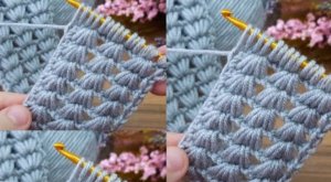 Повязка на голову крючком ?❤? Уроки вязания☺ Тунисское вязание #тунисскоевязание #урокивязания #вя