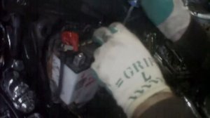 1100 honda shadow battery removal