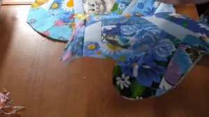 Лоскутное шитье. Прихватки из остатков ткани в технике крези.