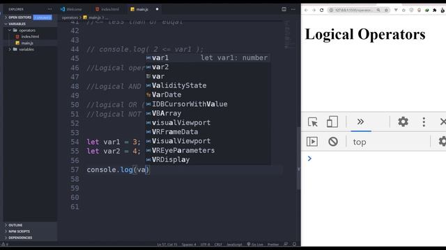 007-  JavaScript | Logical Operators |  JavaScript For Beginners | Somali