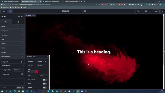 WebGL Fluid Simulation background for Breakdance смотреть онлайн