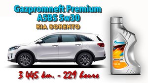Gazpromneft Premium A5B5 5w30 (отработка из Kia G4KE - 3 445 км., 229 моточасов).