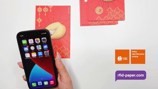 Интерактивная игра "Печенька с предсказанием". ISBC RFID Paper