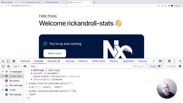 DevTips Daily - Rick and Roll Project - Parsing path or query params from a URL