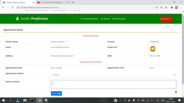 Smart Health Disease Prediction || Django Project || Updated #1 смотреть онлайн