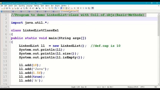 #265 LinkedList class in Java Collections Framework || List(i) || Collection(i) || java.util packag смотреть онлайн