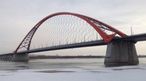 Бугринский мост, Новосибирск. Bugrinsky Bridge .