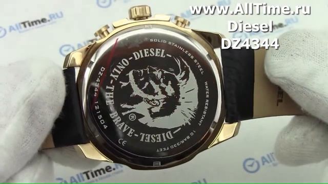 Обзор. Мужские наручные часы Diesel DZ4344 с хронографом смотреть онлайн