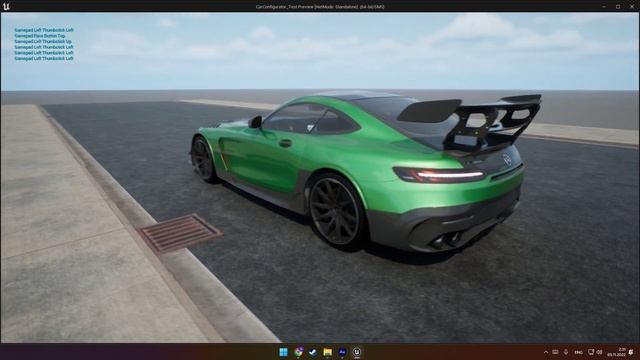 Unreal Engine 5 Car configurator test смотреть онлайн