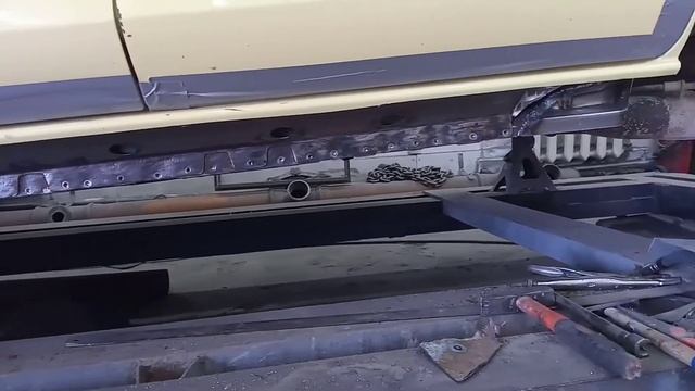 Mazda Demio замена порогов и арок, левая сторона смотреть онлайн