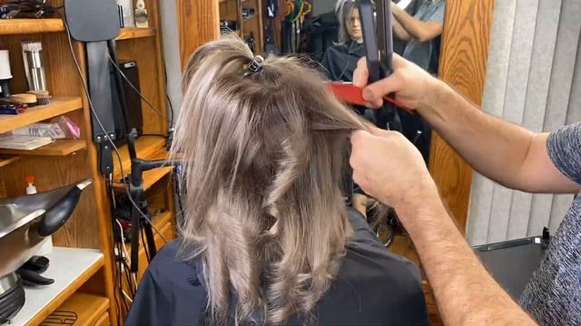 Из блондинки в брюнетку??♀️темно-русый??♀️From blonde to brunette @VitaliiRybachenko