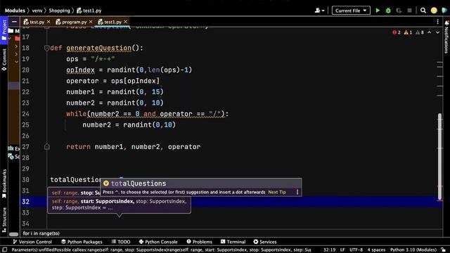 Build a Math Game Quiz | Python Tutorial for Beginners