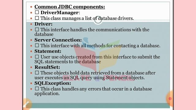 Jdbc components|Java Programming|Malayalam Tutorial смотреть онлайн