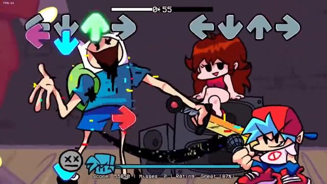 FNF VS PIBBY Песня финна гемплэй (не мод) смотреть онлайн