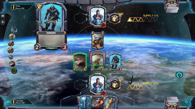 Star Crusade CCG Noob Terran Casual Game смотреть онлайн