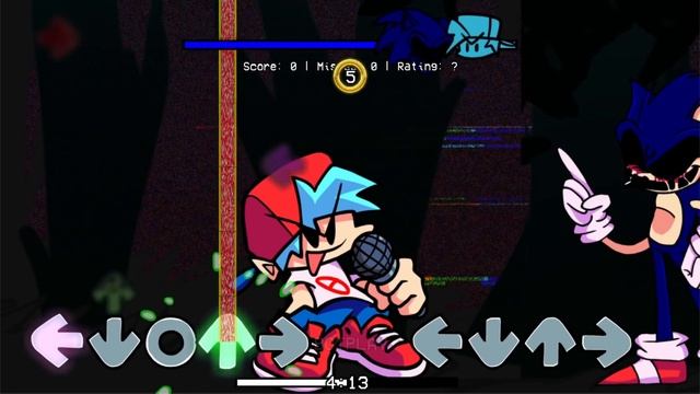 Solo Scuffle (Triple Trouble but with only Sonic.EXE/Xenophane) | FNF Sonic.EXE 2.0 смотреть онлайн