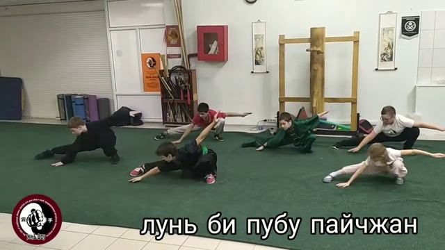 Луньби пубу пайчжан. одно из базовых упражнений шаолиньского ушу