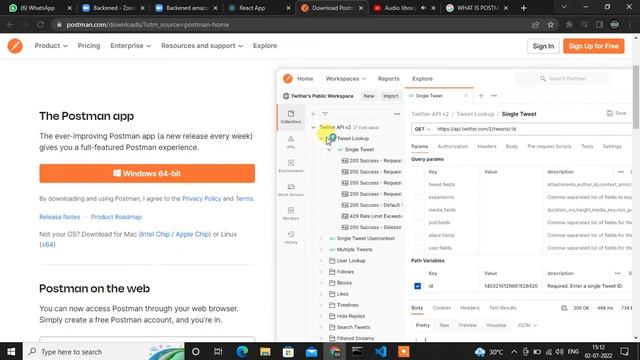 Download Postman in Windows 7/8/10 смотреть онлайн