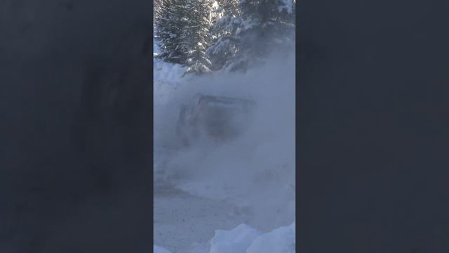 Kalle Rovanperä hit a snowbank #RallySweden #WRC #Rally1 #Toyota #Rally #Rallying #Rallycar #Crash