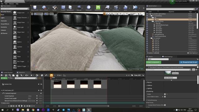 Подготовка модели кровати для 3D стока | #7 Создание развёртки в RizomUV | unreal.shop