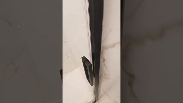 ДВЕРЬ В ДУШЕВУЮ НИШУ KÜBELE DE019D2, ПРОФИЛЬ ХРОМ ЧЁРНЫЙ, СТЕКЛО БЕСЦВЕТНОЕ смотреть онлайн