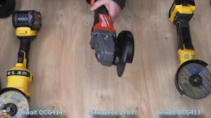УШМ Dewalt DCG414, DCG413 и Milwaukee 2781
