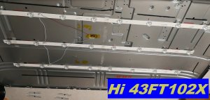 Ремонт телевизора в Петергофе Hi 43FT102X