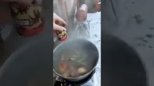 Жаркое из косули в казане