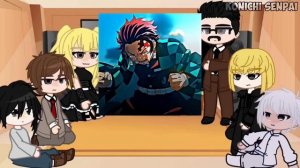 Death Note React To Demon Slayer // Gacha Club