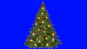 Хромакей Новогодняя ёлка 2