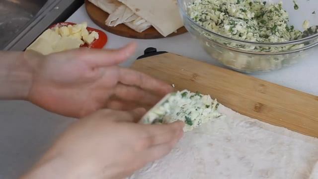 Ленивые ПИРОЖКИ. Хрустящий ПЕРЕКУС из лаваша