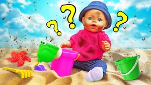 Беби Бон Эмили испачкалась в песочнице – Игры в куклы Беби Бон для малышей