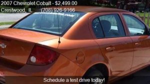 2007 Chevrolet Cobalt LT 4dr Sedan for sale in Crestwood, IL