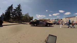 Ретро авто пробег посвященный дню победы.  г.Омск Город глазами велосипедиста #375