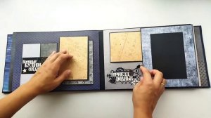 Дембельский альбом ВМФ/Скрапбукинг/ альбом на заказ