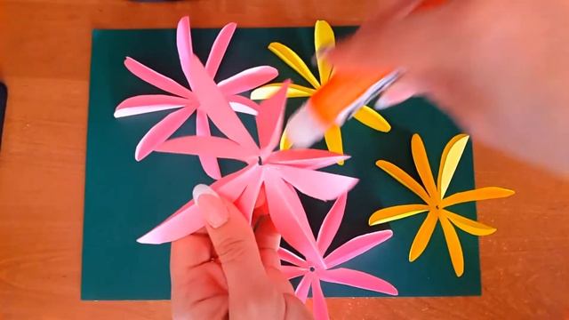 Лотос из цветной бумаги смотреть онлайн